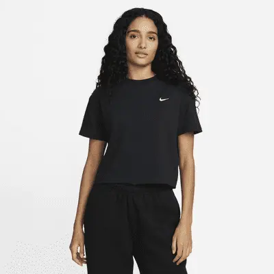 

Футболка Nike Solo Swoosh, черный/белый