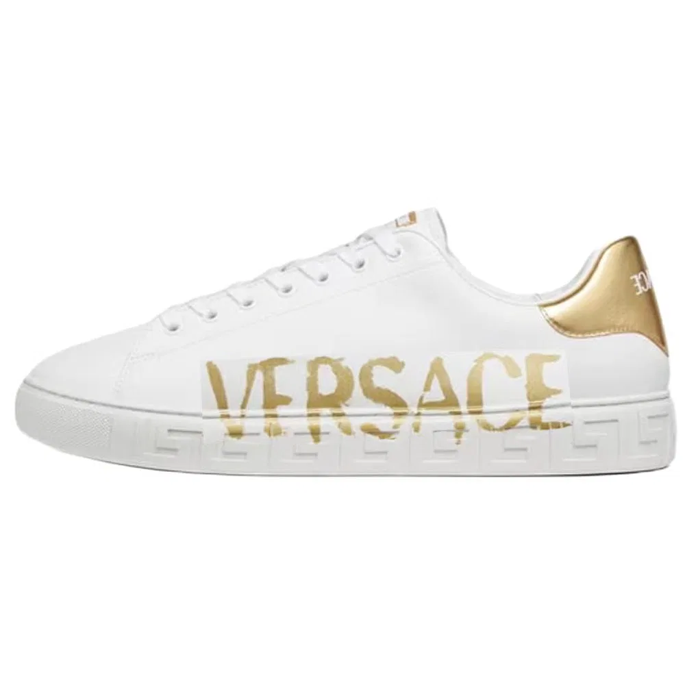 Кроссовки скейтбордические Greca VERSACE Original Shoe Box белые