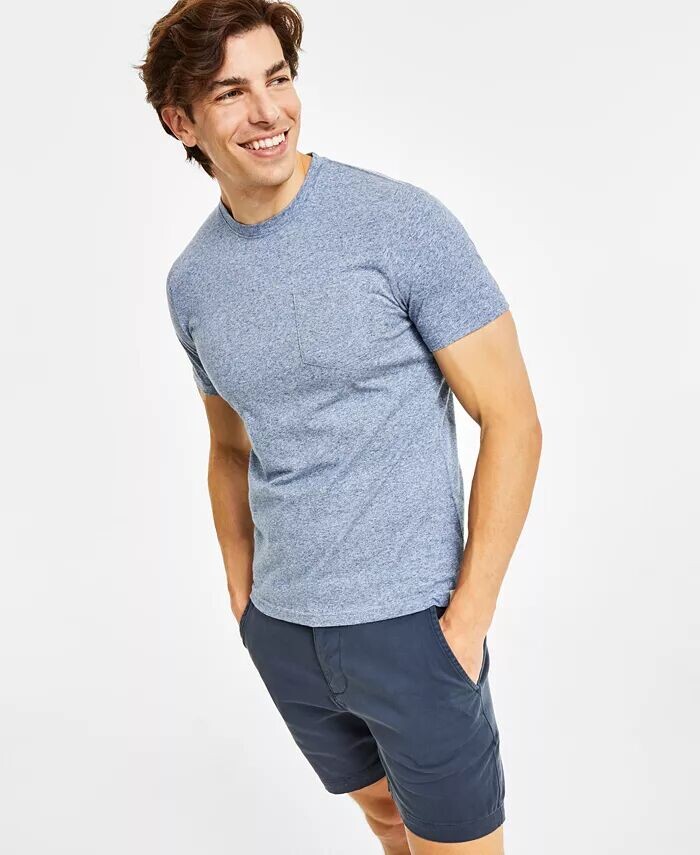 

Мужская футболка Regular-Fit Jersey Slub Sun + Stone, синий