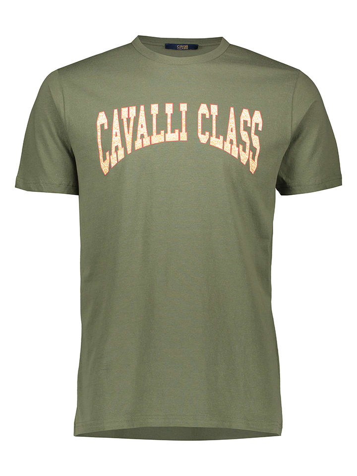 

Футболка cavalli CLASS, хаки