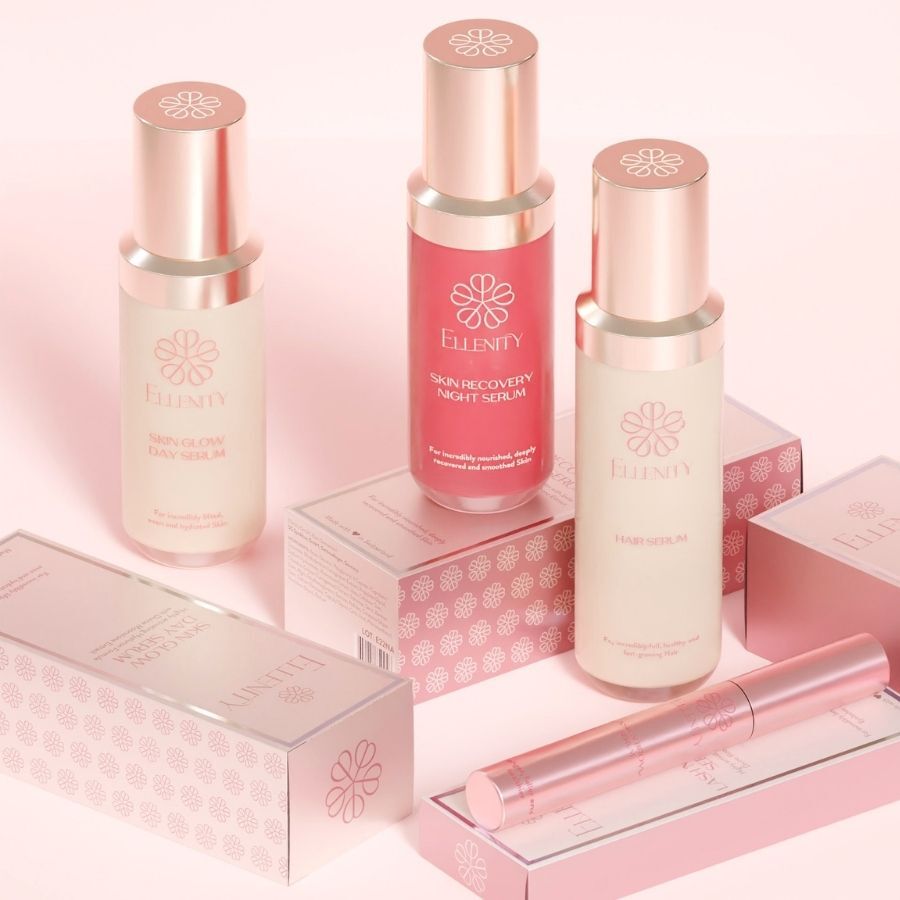 Сыворотка для волос skin lash 'n' hair booster set Ellenity, one size — фото 2