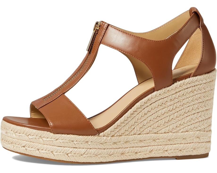 Туфли MICHAEL Michael Kors Berkley Mid Wedge, цвет Luggage — фото 4