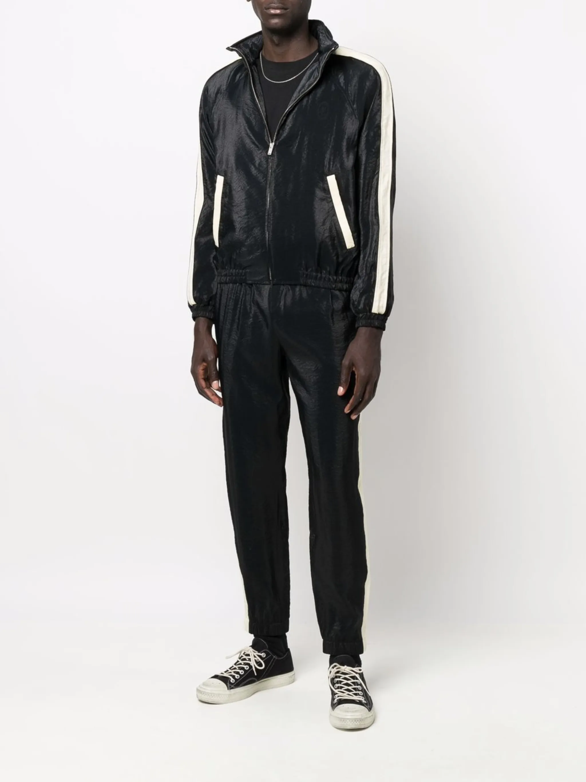 Легкая куртка на молнии Saint Laurent, черный — фото 2