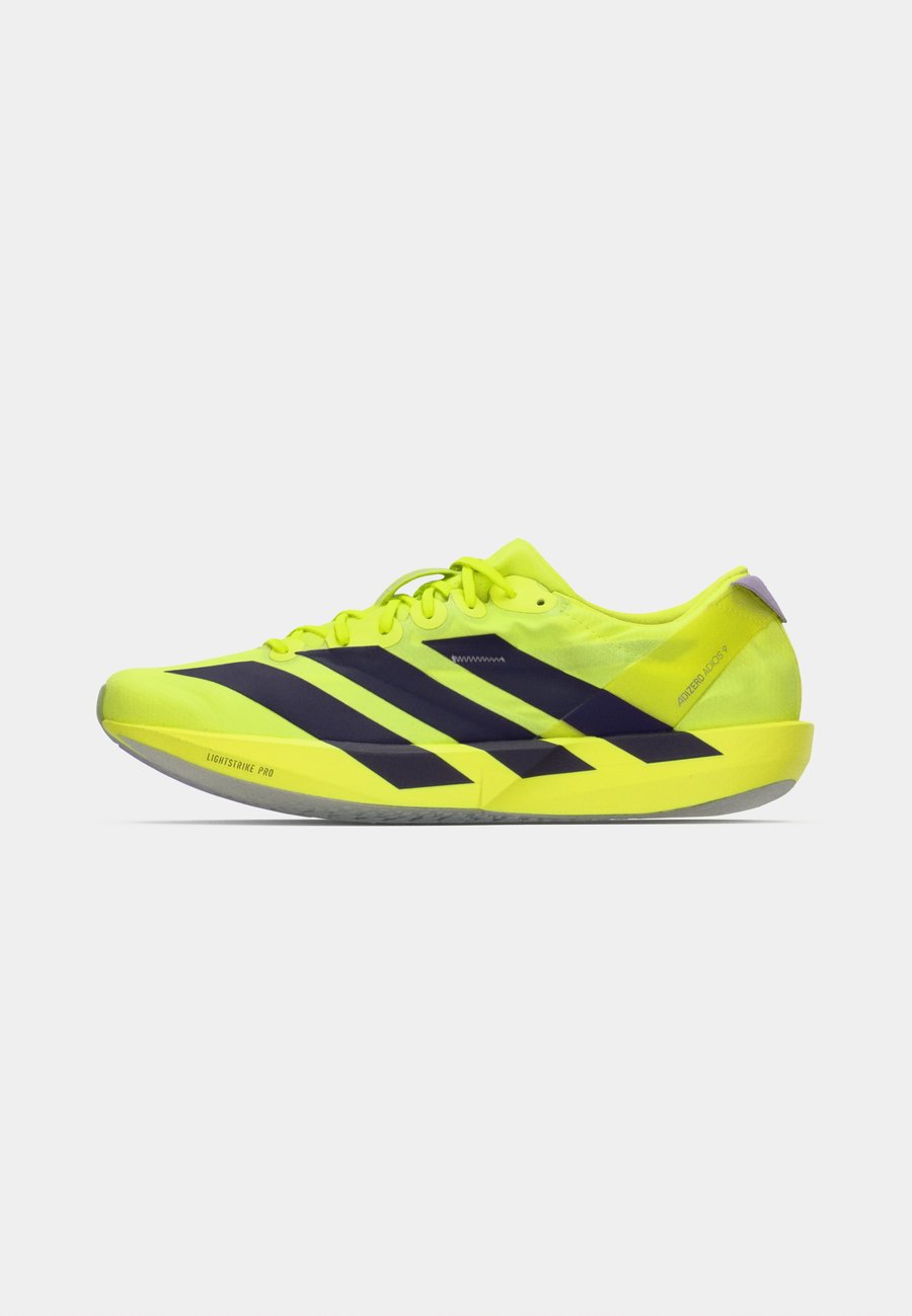 Кроссовки Adidas Performance ADIZERO ADIOS 9 M Solar Yellow/Aurora Plum/Powder Plum/Yellow — фото 2