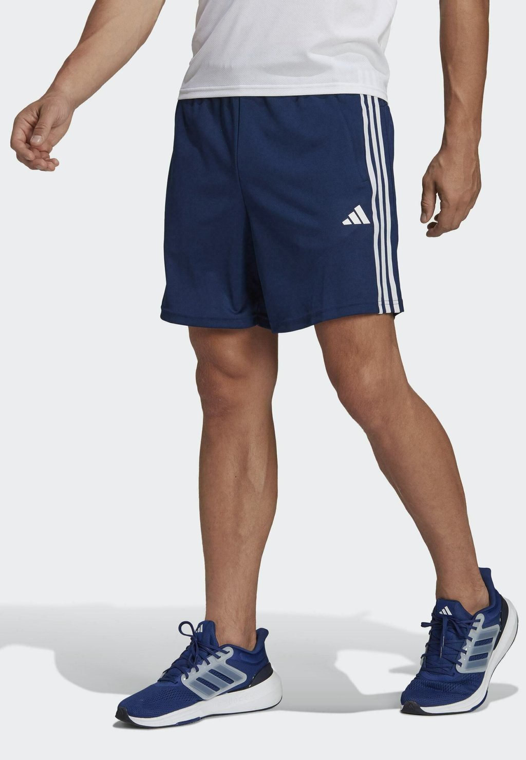 

Спортивные шорты Train Essentials 3Stripes Shorts Adidas, цвет dark blue white