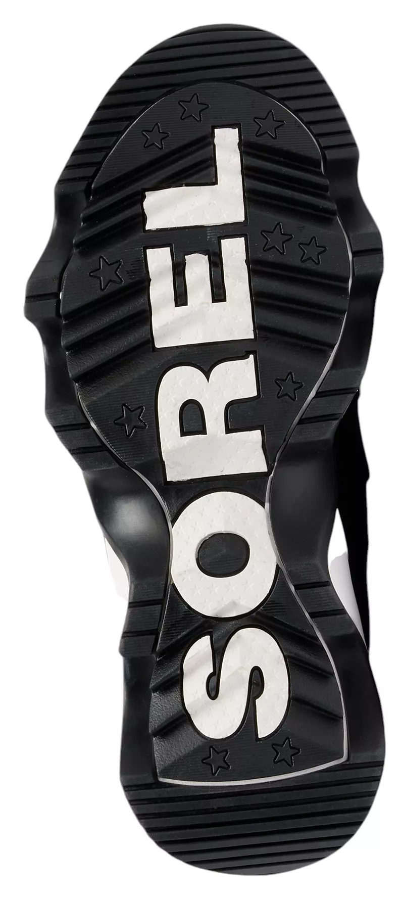 Женские ботинки Sorel Kinetic Impact Caribou Plus WP на толстой подошве, черно-серый — фото 3
