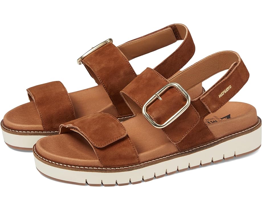 Сандалии Mephisto Belona, цвет Hazelnut Velcalf Premium