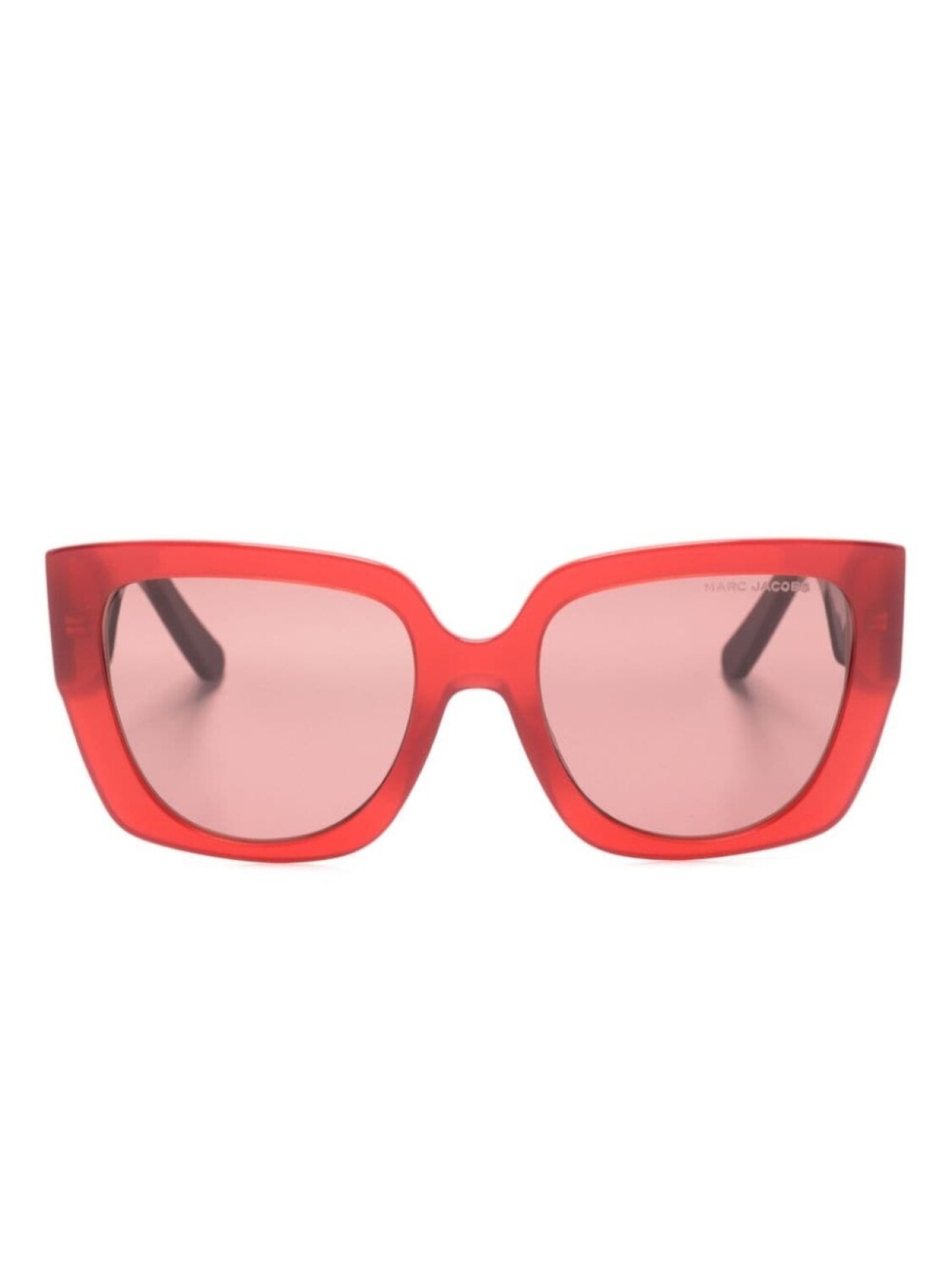 

Marc Jacobs Eyewear солнцезащитные очки в массивной оправе, красный
