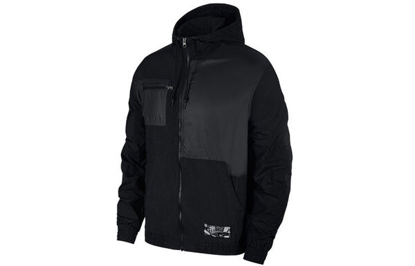 Куртка Nike MENS KD Durante Basketball Casual Sports Jacket Black, черный — фото 3