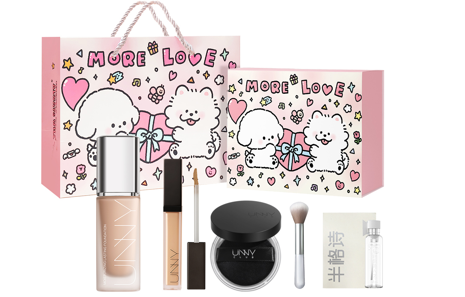 

Наборы для макияжа для женщин Unny Club, box | dry skin y01 айвори белый+concealer f1 bright skin+loose powder+perfume sample