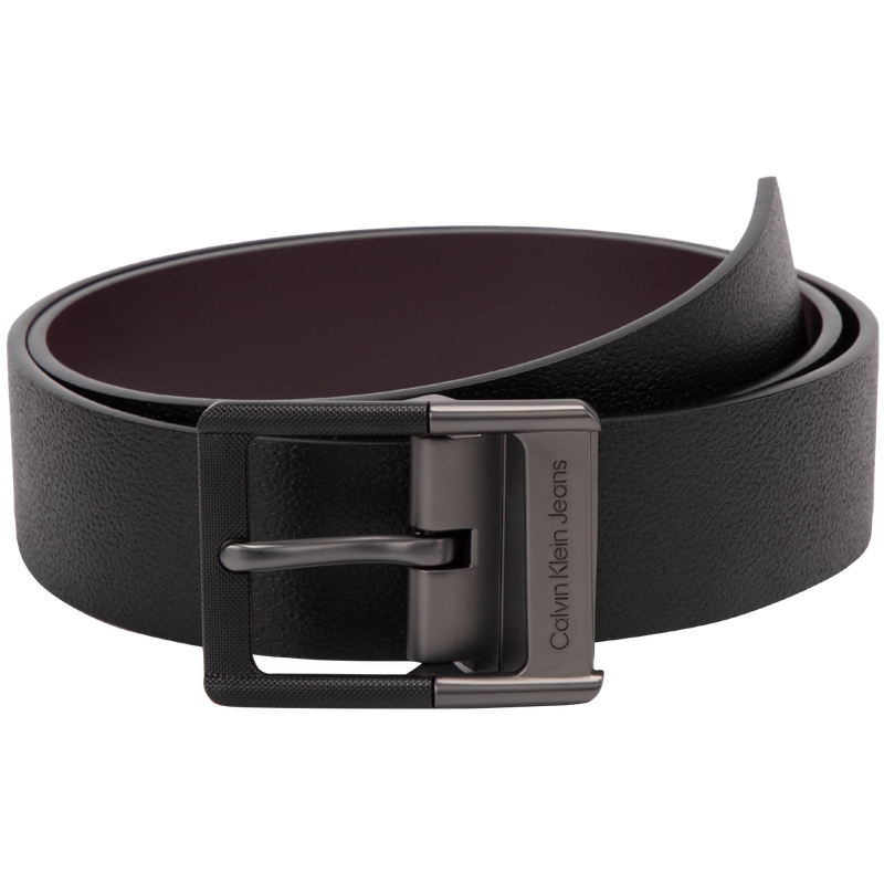 

Кожаный ремень CALVIN KLEIN из комбинированного материала мужской космический черный ширина 3,8 см