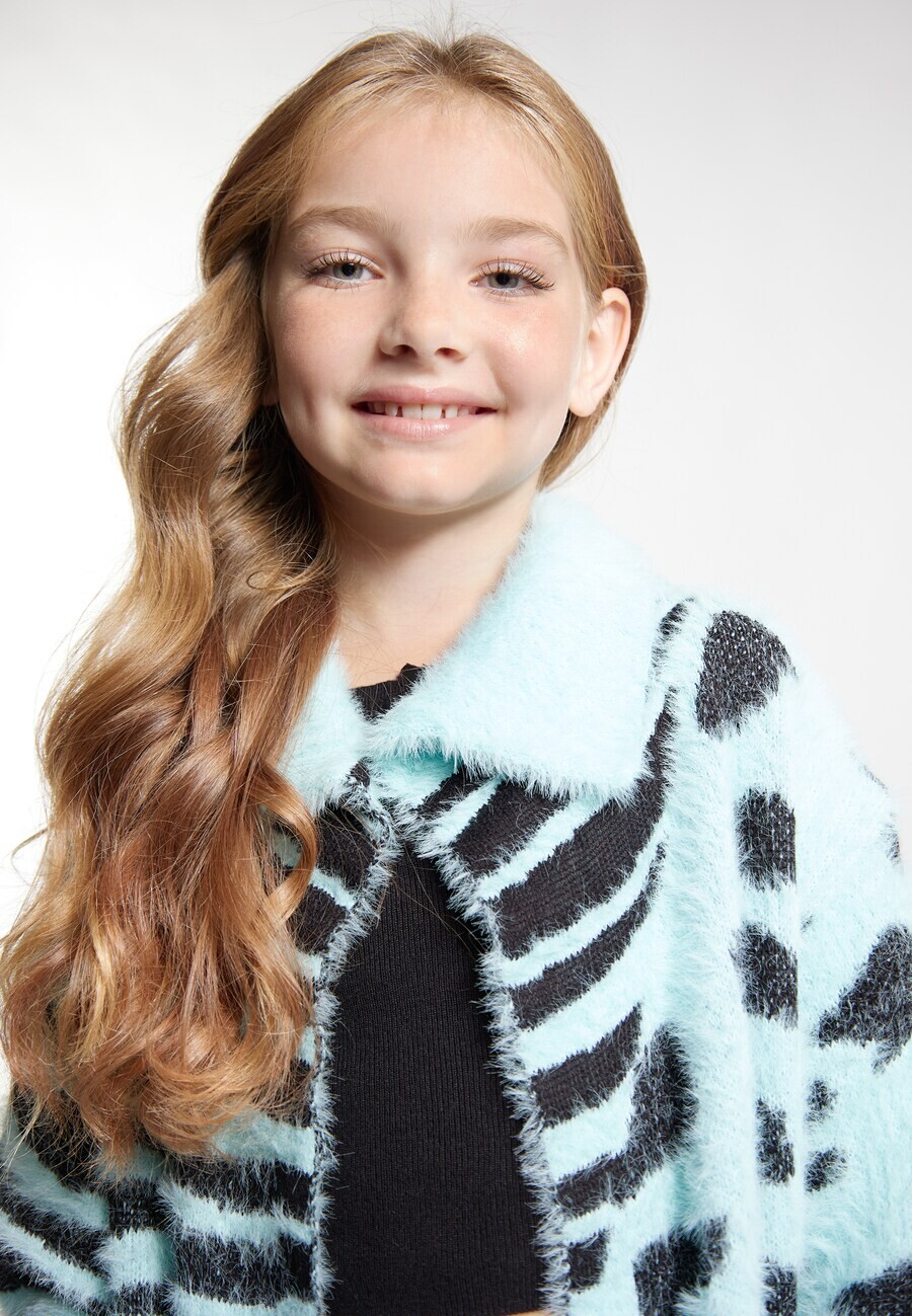 Вязаный кардиган myMo KIDS Knit Cardigan Mimo, мятный — фото 3
