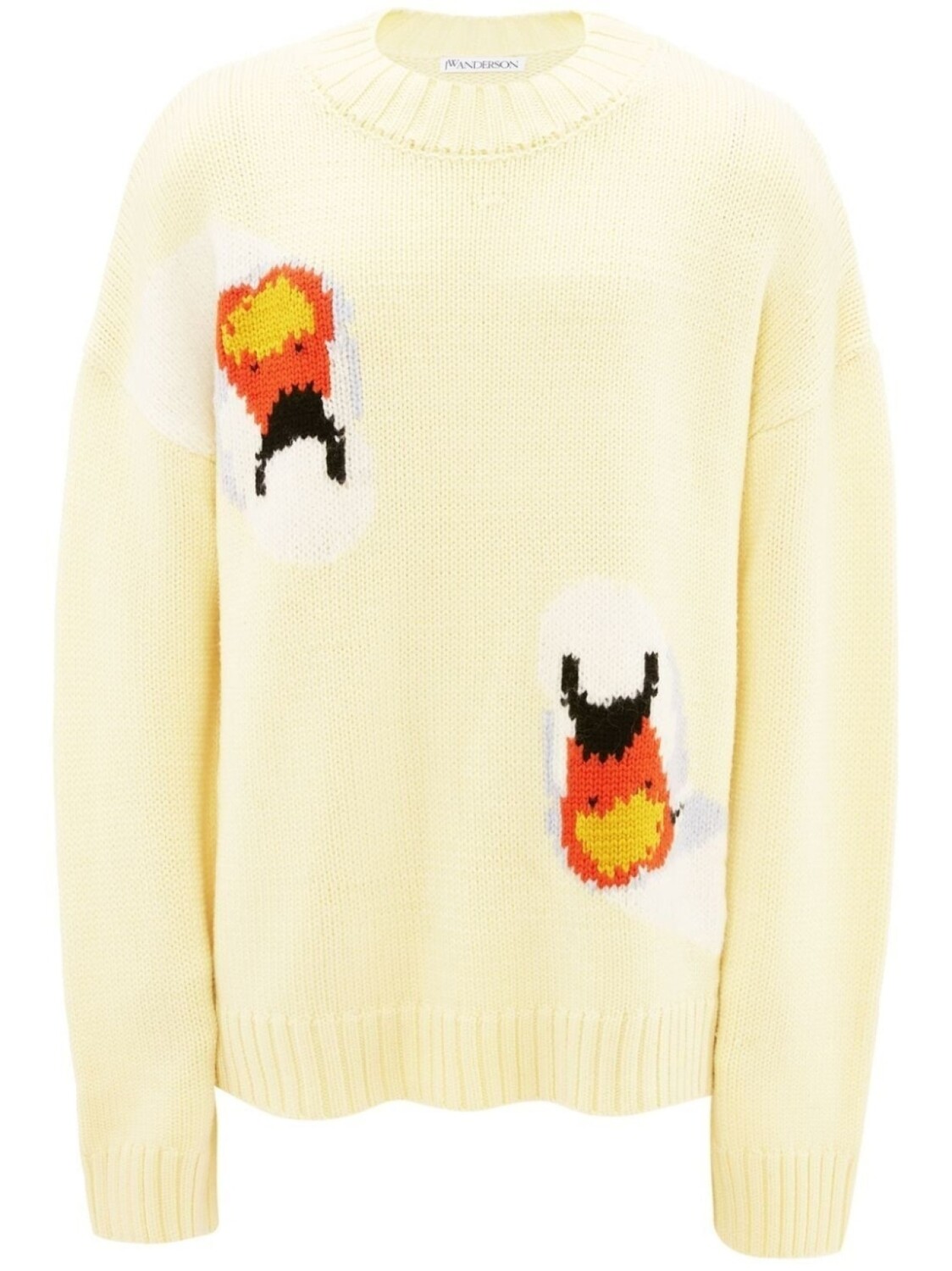 

JW Anderson джемпер с узором, желтый