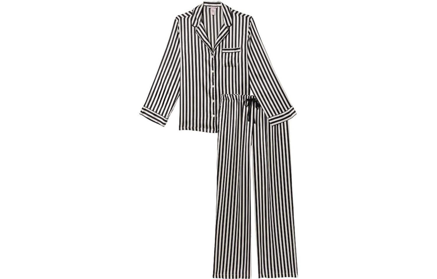

Женский пижамный комплект Victoria's Secret, цвет Black/White Stripes