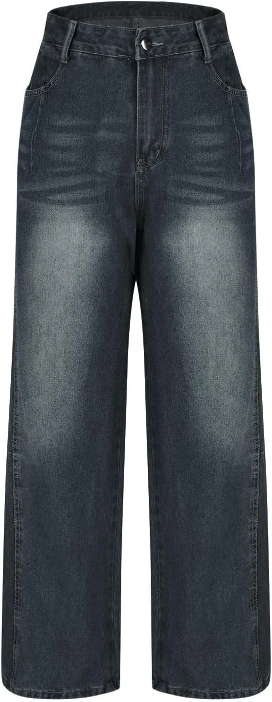 Широкие джинсы для женщин Stretch High Waisted с эффектом bell bottom — фото 3
