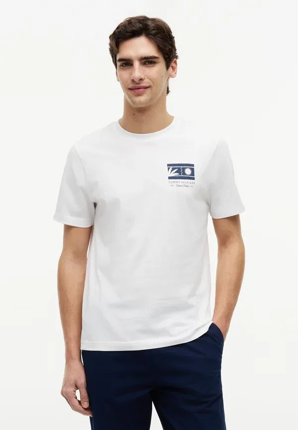 Футболка Tommy Hilfiger Love Print T-Shirt, белый