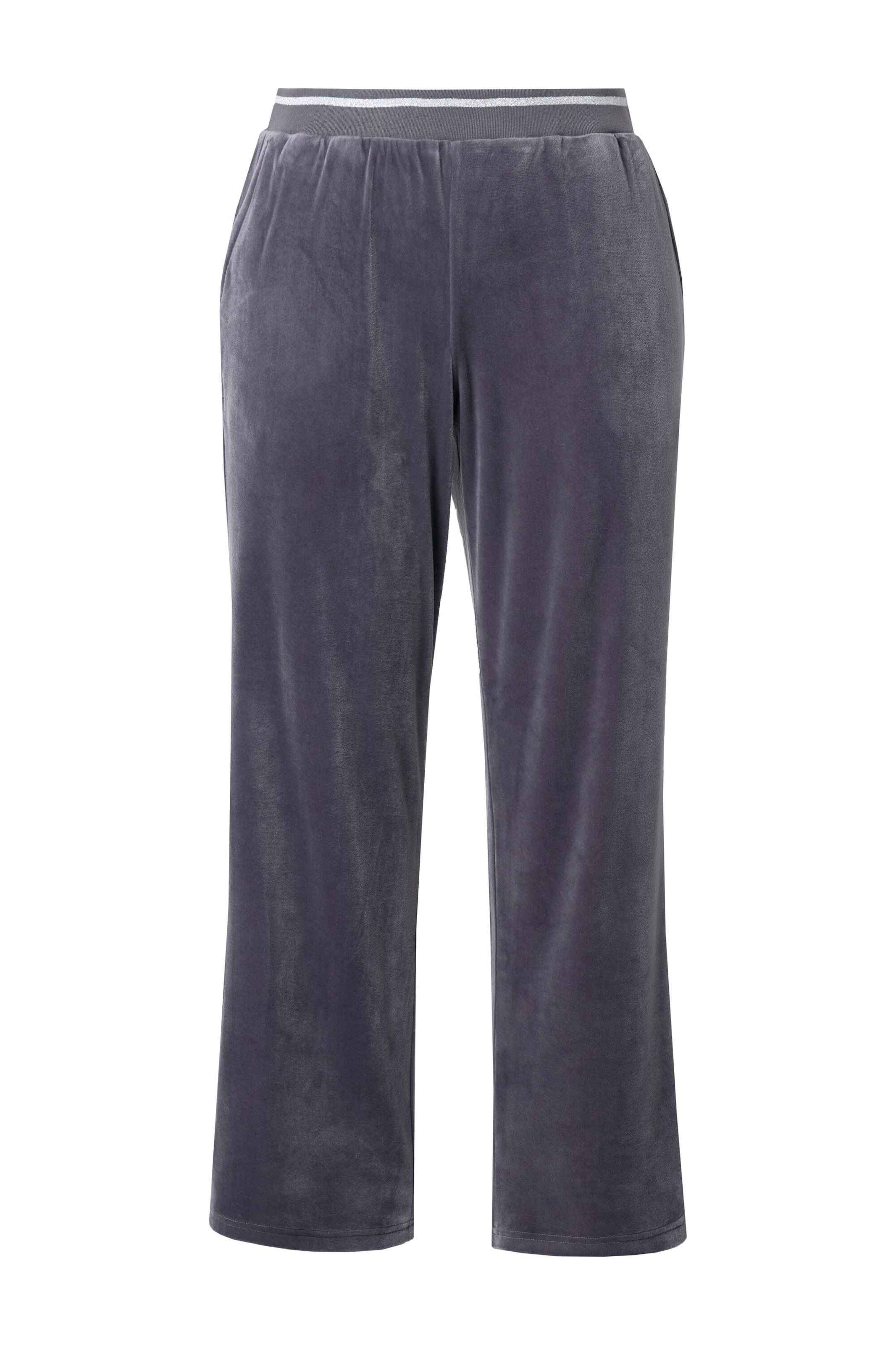 

Ulla Popken Пижамные штаны в темно-сером цвете