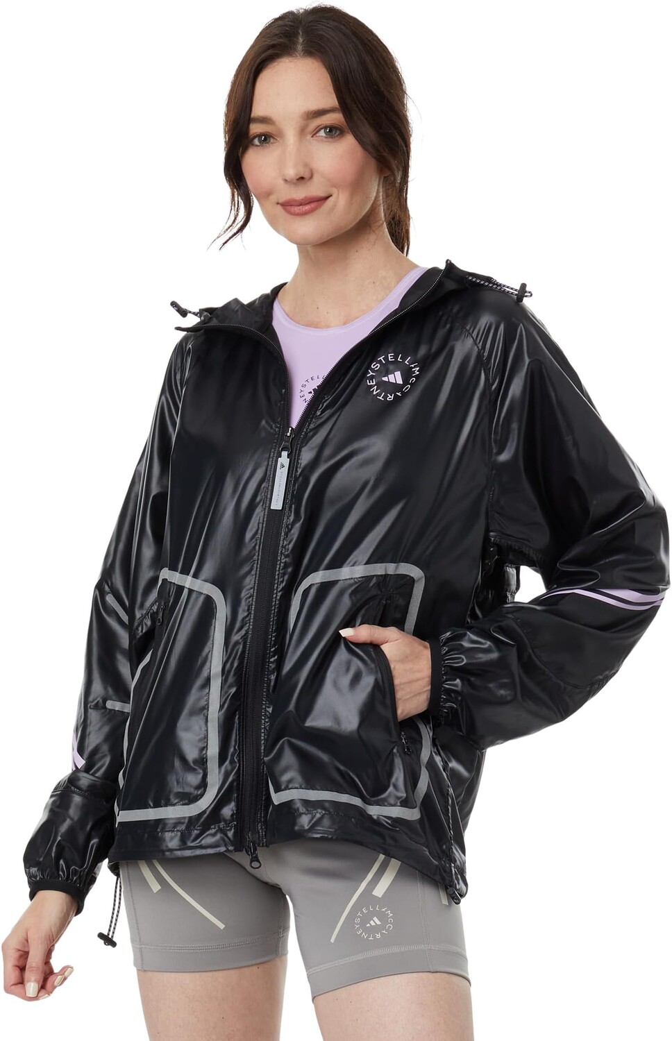 

Куртка Adidas Truepace Running Jacket IN5041, цвет Black/Purple Glow