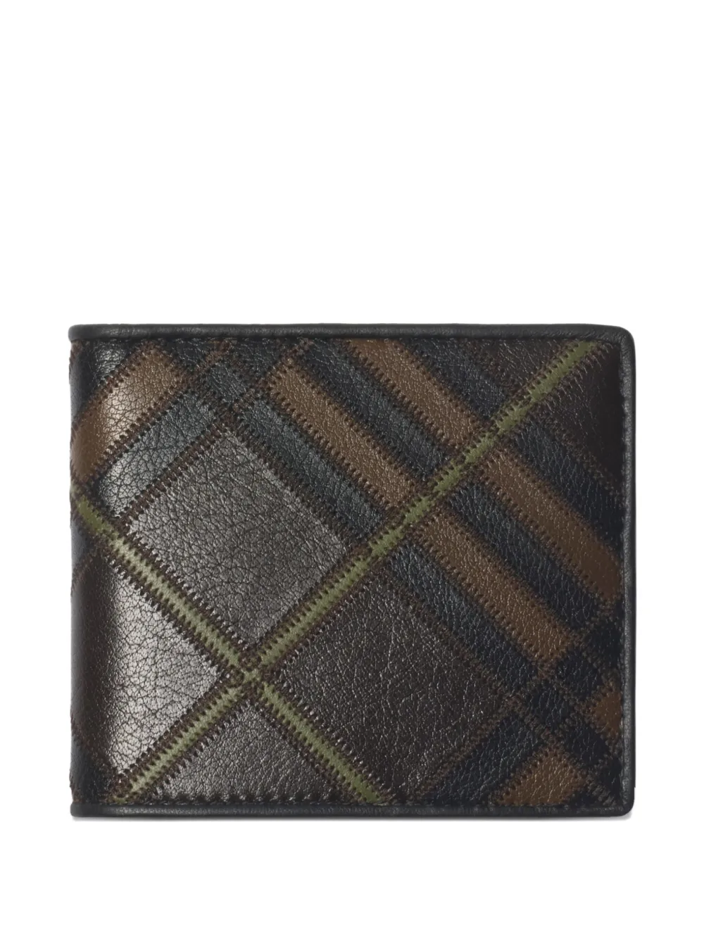 

Картхолдер в клетку BURBERRY, черный