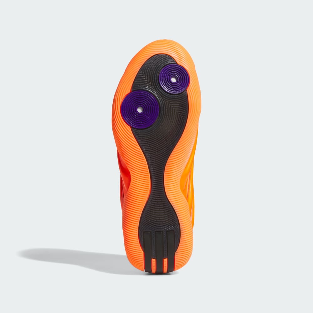 Кроссовки Adidas Harden Volume 9, цвет Solar Orange/Core Black/Collegiate Purple — фото 3