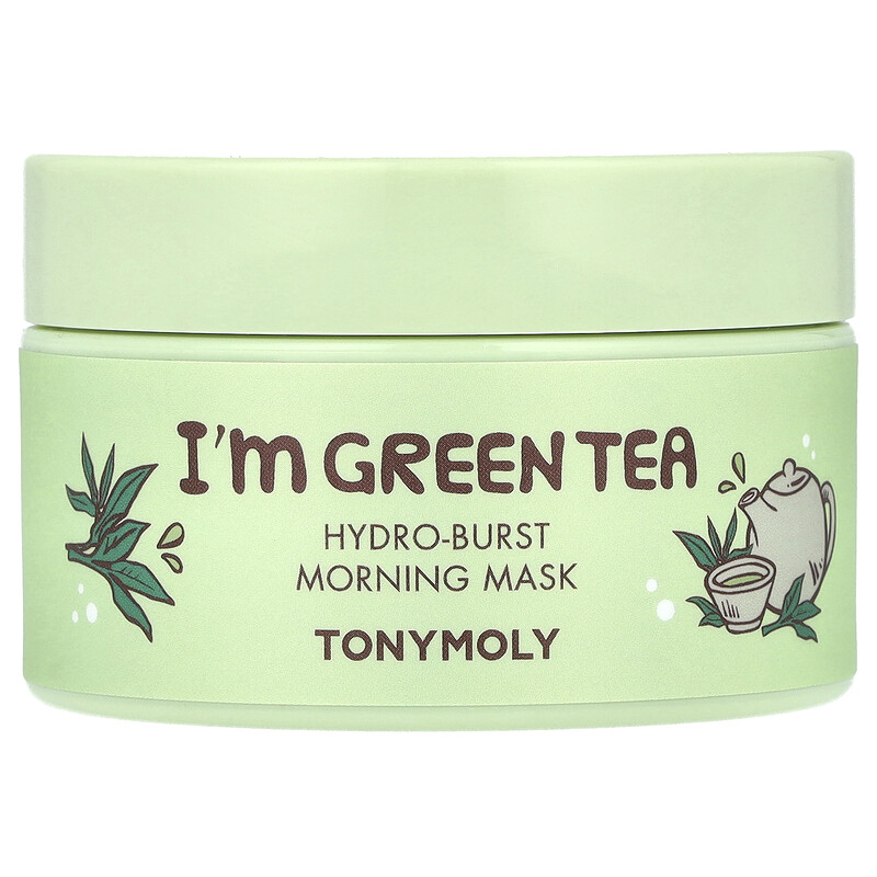 

TonyMoly, I'm Green Tea, утренняя маска для лица Hydro-Burst, 100 г (3,52 унции)