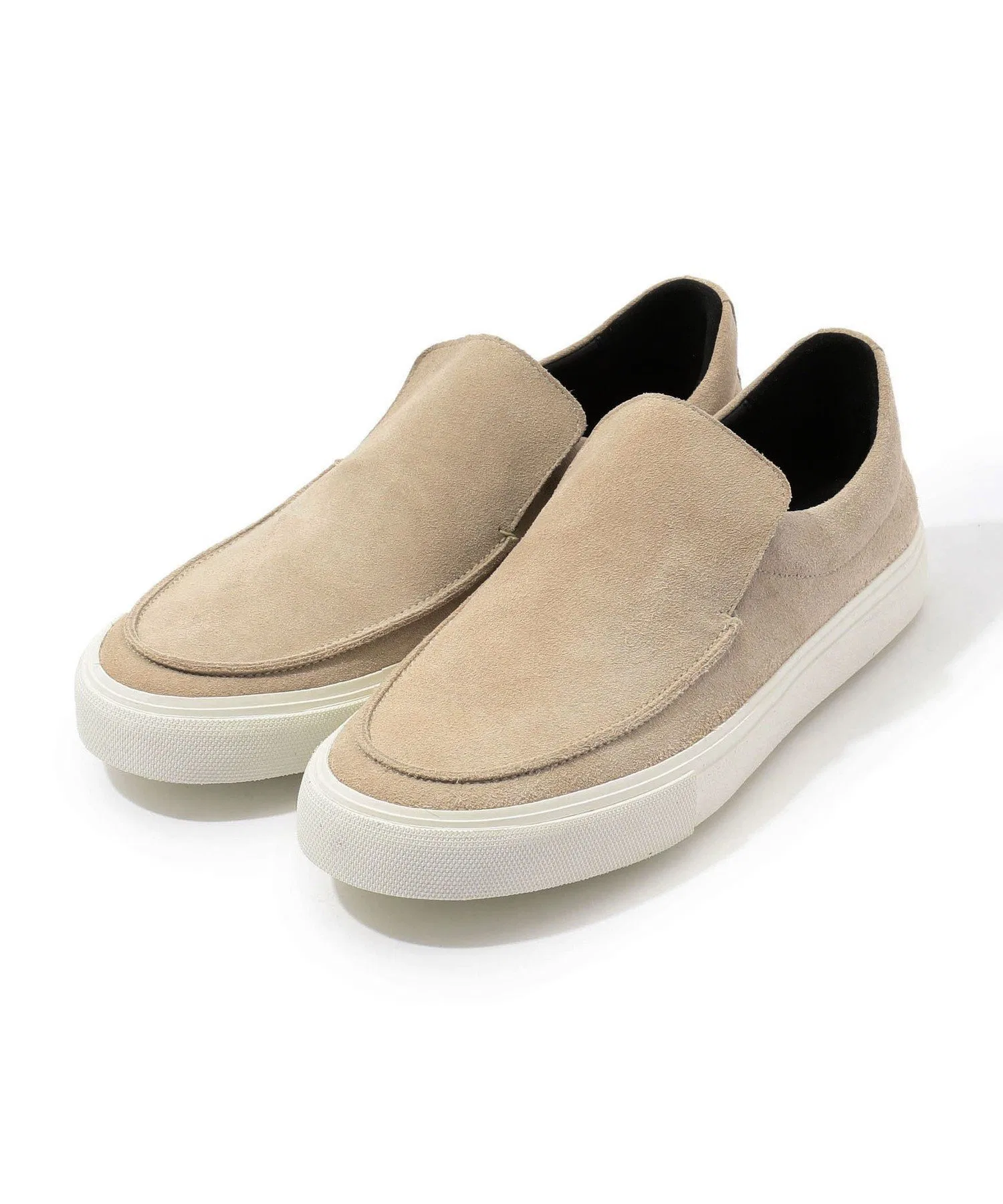 Замшевые слипоны SMSSU8419 James Perse, 13 Beige