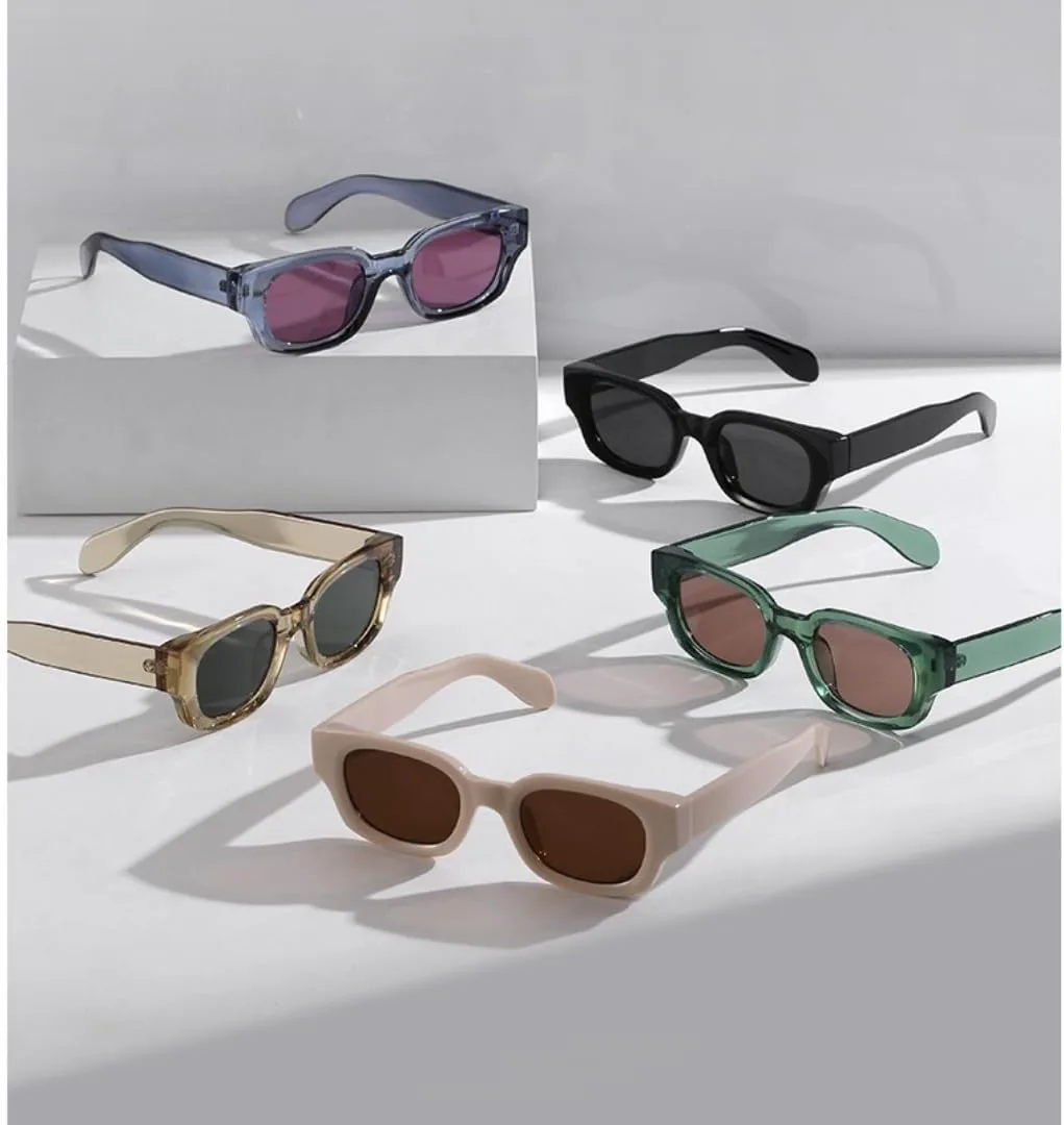 

Популярные модные солнцезащитные очки конфетных цветов для женщин, в стиле ретро-панк, сине-зеленые, с защитой от УФ-излучения UV400, для мужчин HHZZYVY, Yellow