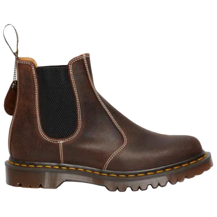 Короткие Челси Ботинки Унисекс Коричневые Dr.Martens — фото 3