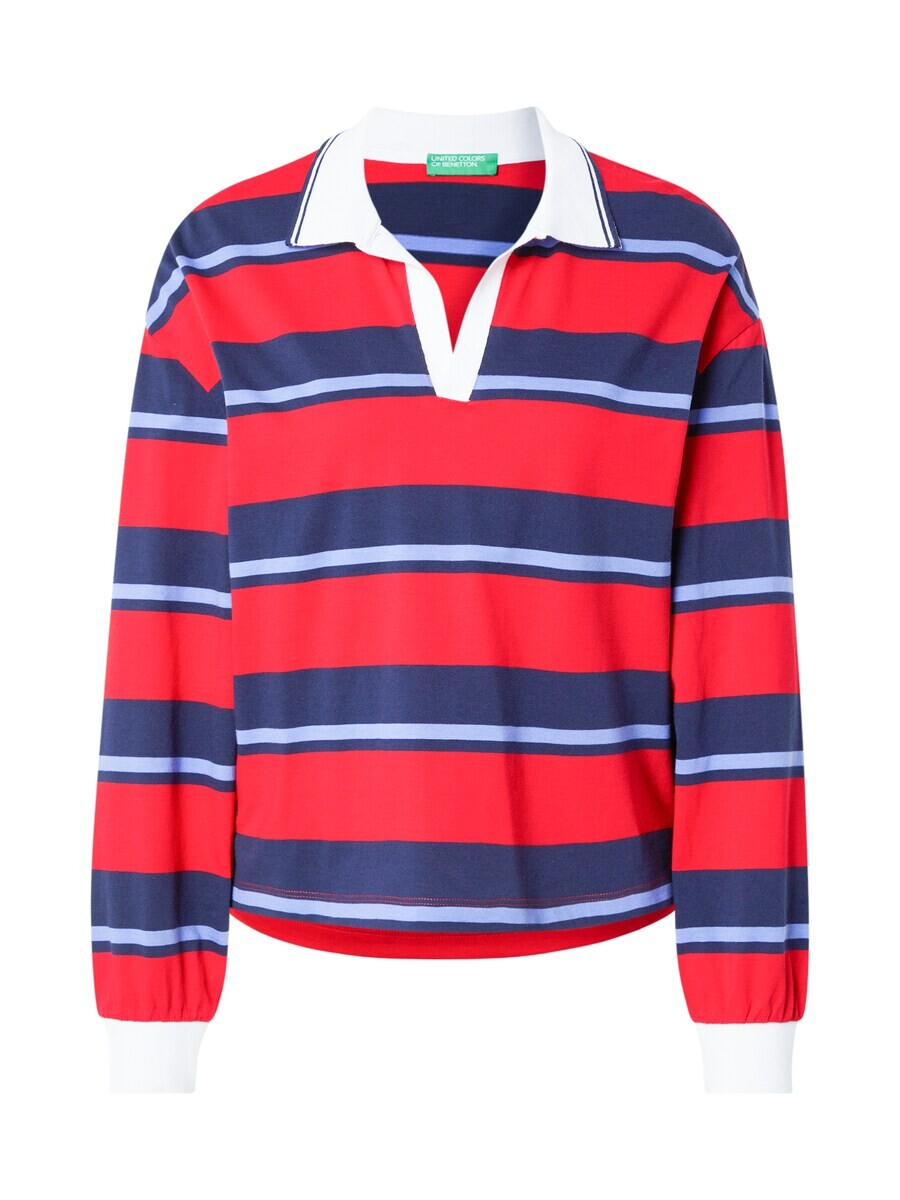 

Рубашка поло UNITED COLORS OF BENETTON Shirt, цвет light blue/dark blue
