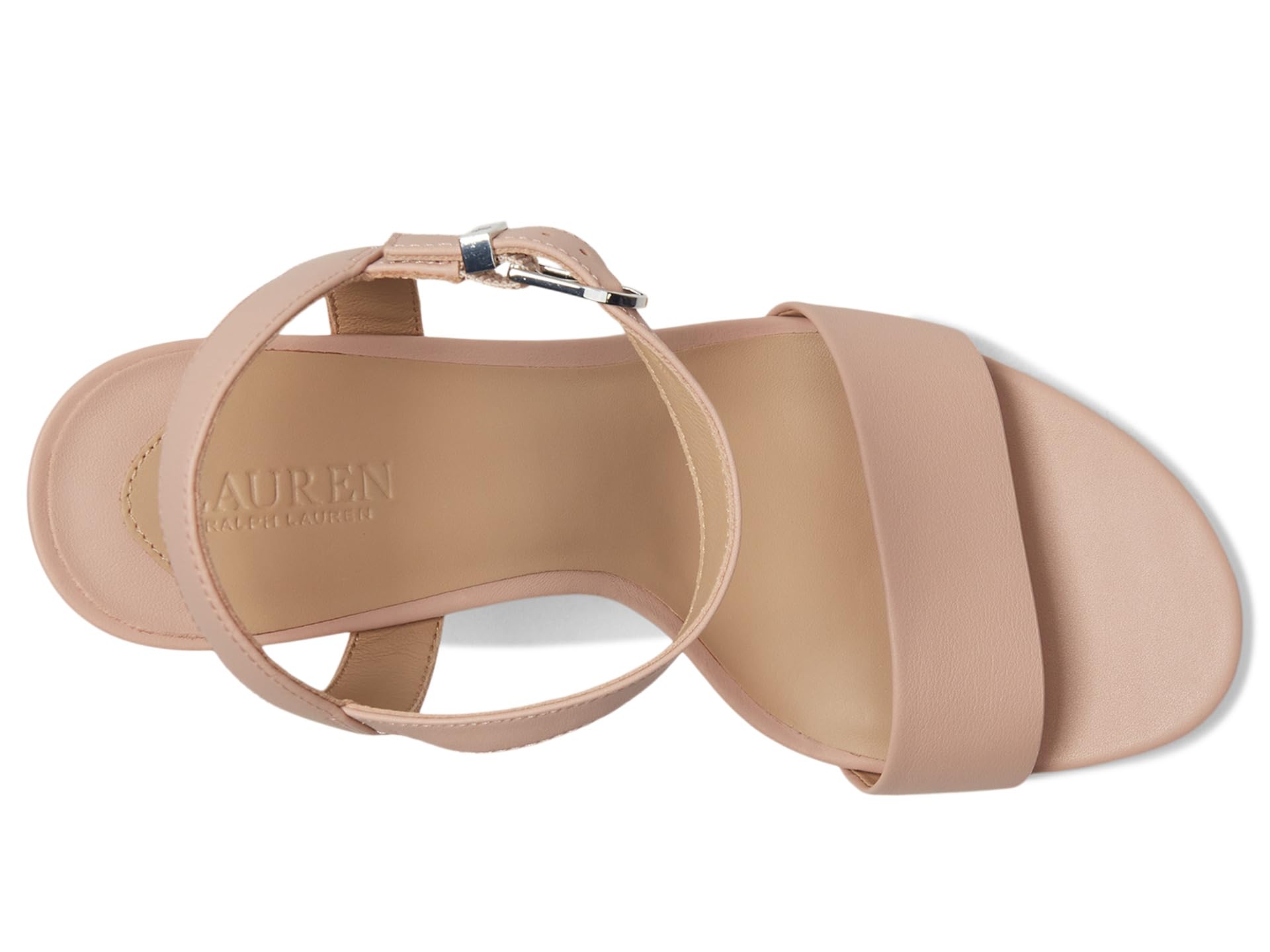 Туфли Lauren Ralph Lauren Gwen Nappa Leather Sandals, Sunrise Blush — фото 2