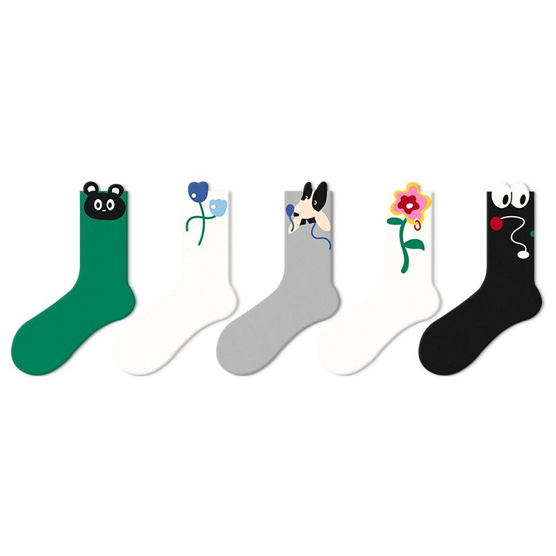 

Подарочный набор носков 5 шт. унисекс JKN, Fun Irregular (Box-5 Pack)