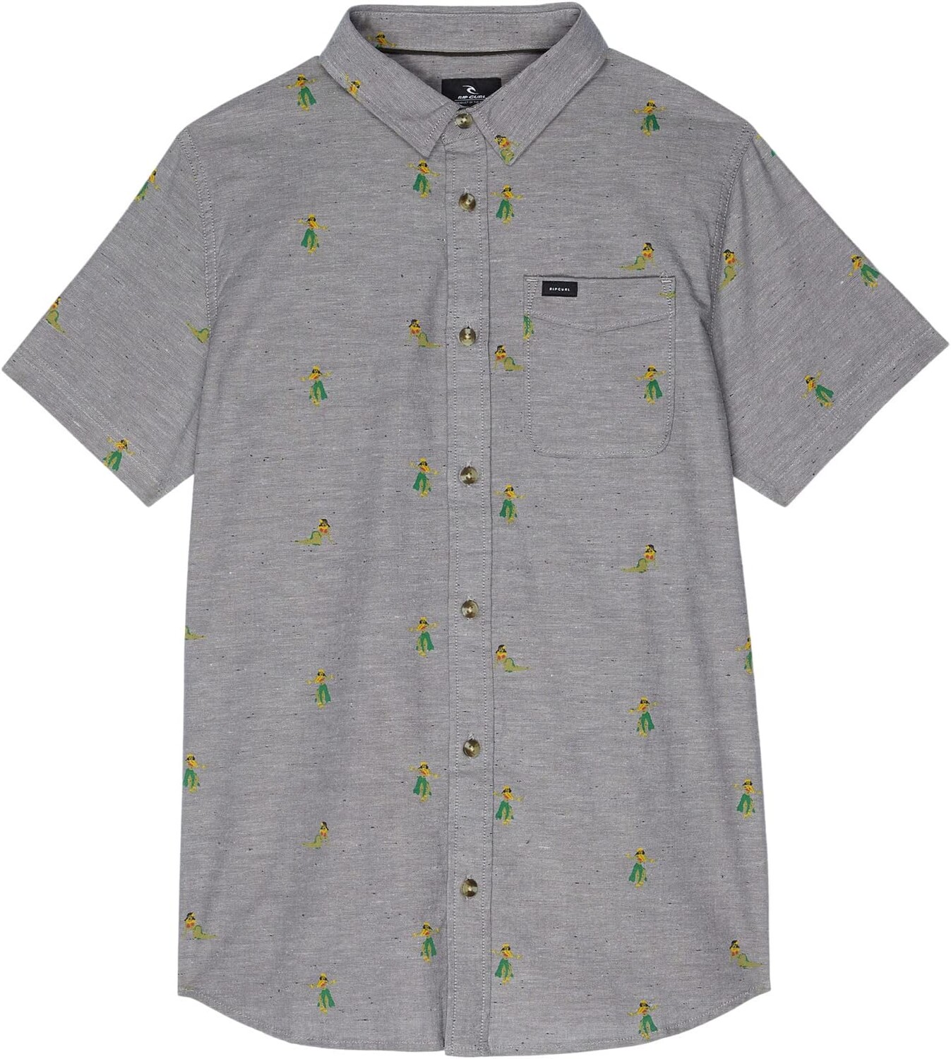 

Рубашка Rip Curl Hula Breach Short Sleeve Shirt, цвет Slate