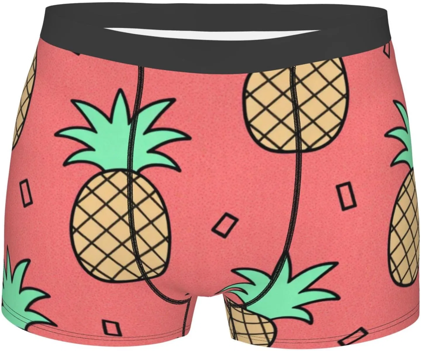 Боксеры мягкие дышащие Pink Shark, Pineapple 7