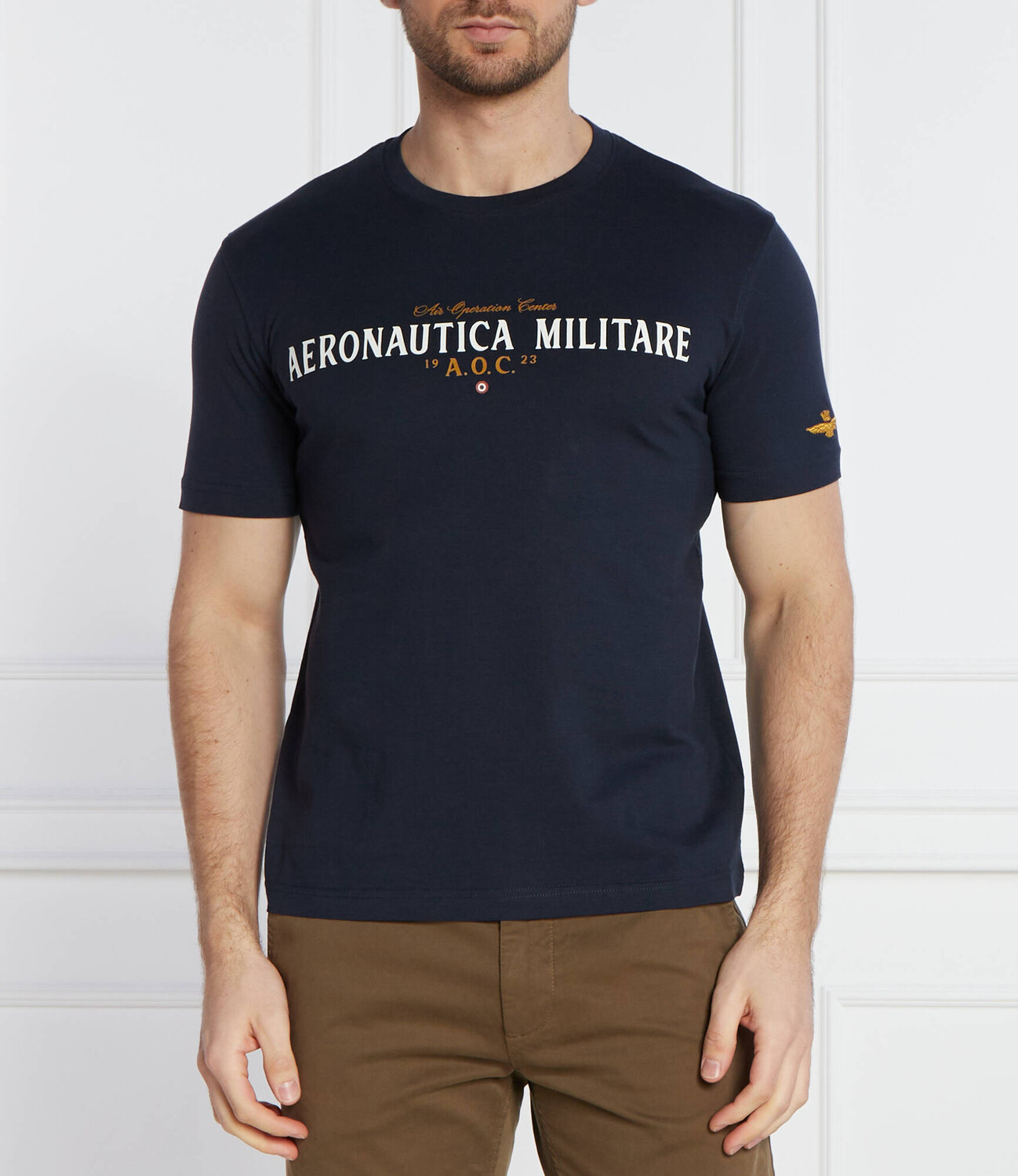 

Футболка Aeronautica Militare Regular Fit, темно-синий