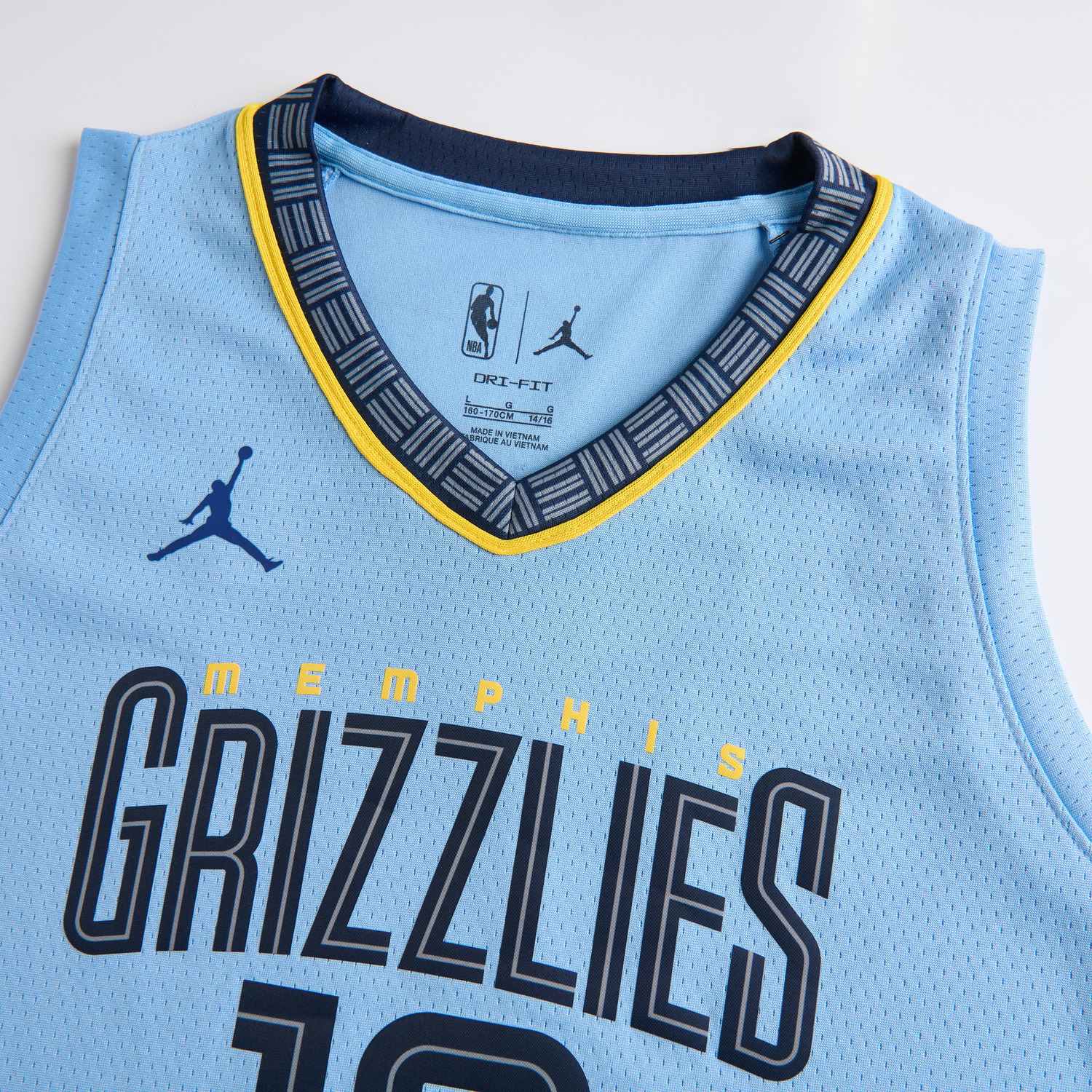 Jordan Футболка nba memphis grizzlies morant blue для подростков — фото 4