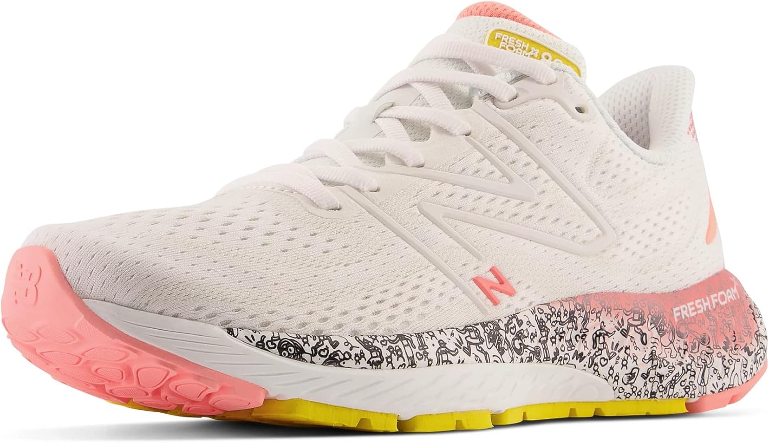 Мужские кроссовки для бега New Balance Fresh Foam X 880 V13, белый — фото 4