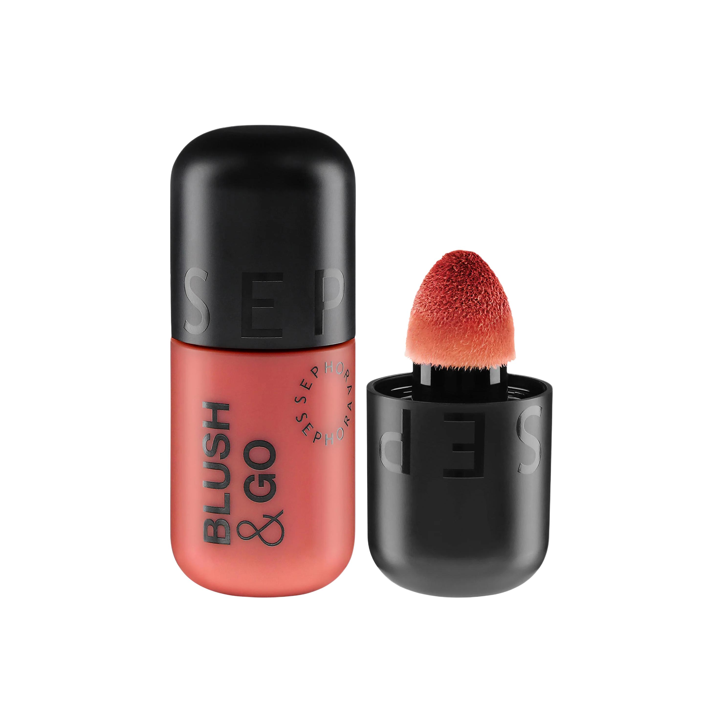 

Стойкий матовый жидкий румяна легко растушевывается увлажняющий не переходит блестящий 7мл Sephora, #03On The Side-серыйоранжевый