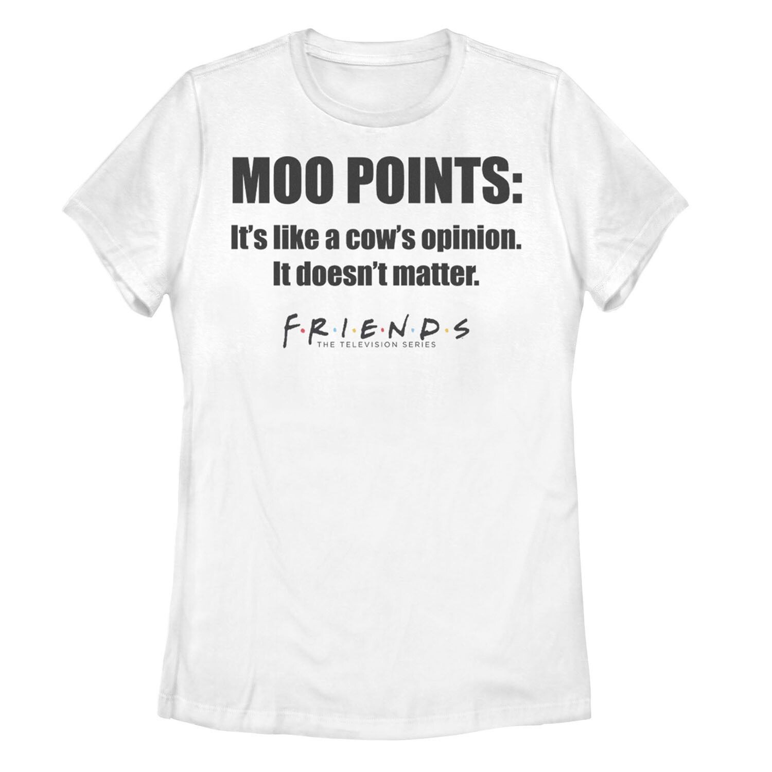 

Футболка с рисунком «Moo Points» для друзей юниоров Licensed Character