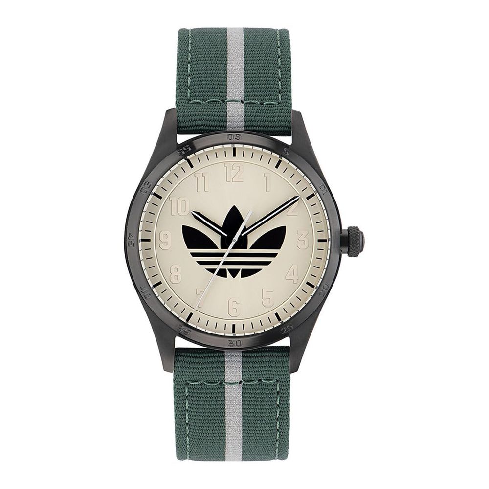 

Часы из зеленой ткани Adidas