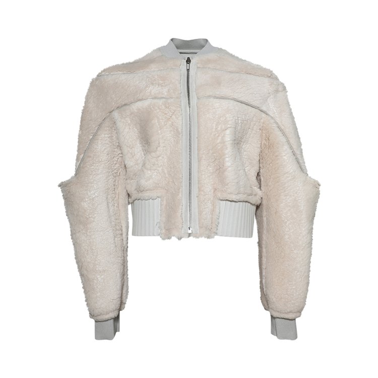 

Куртка Rick Owens Girdered Cropped Bomber Jacket, цвет Pearl