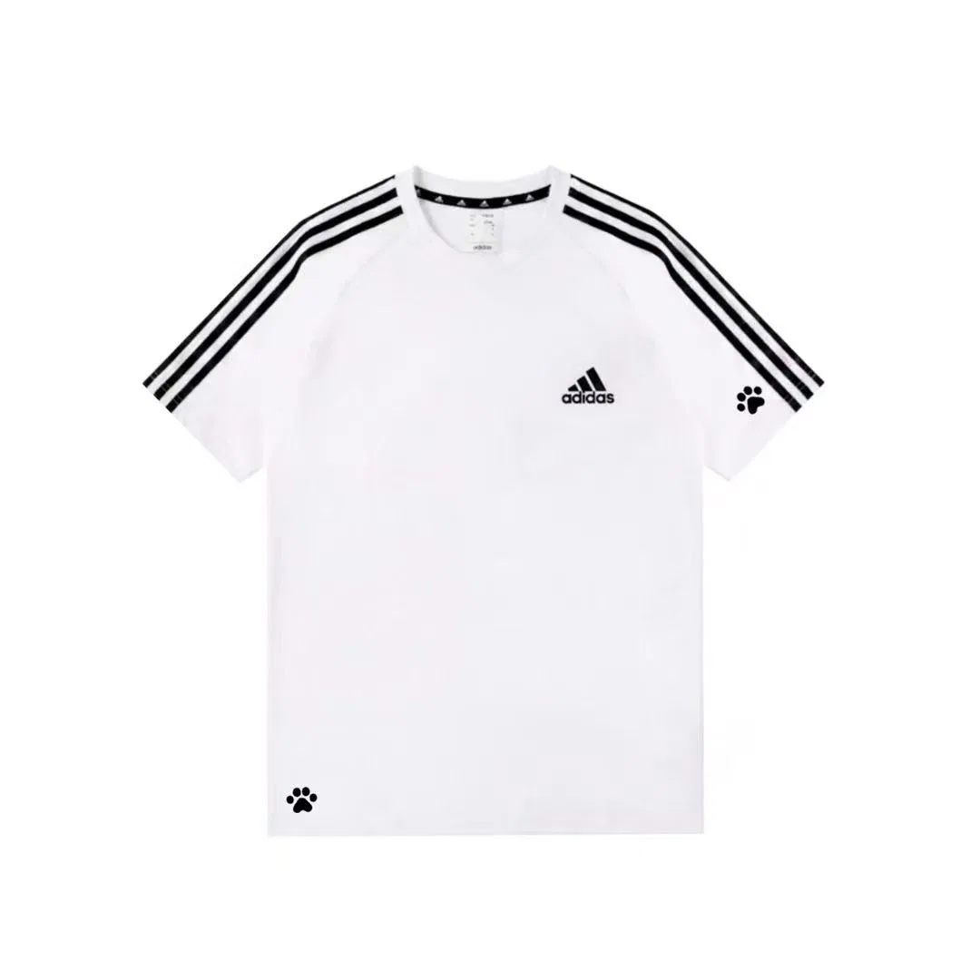 Футболка хлопковая Adidas белая