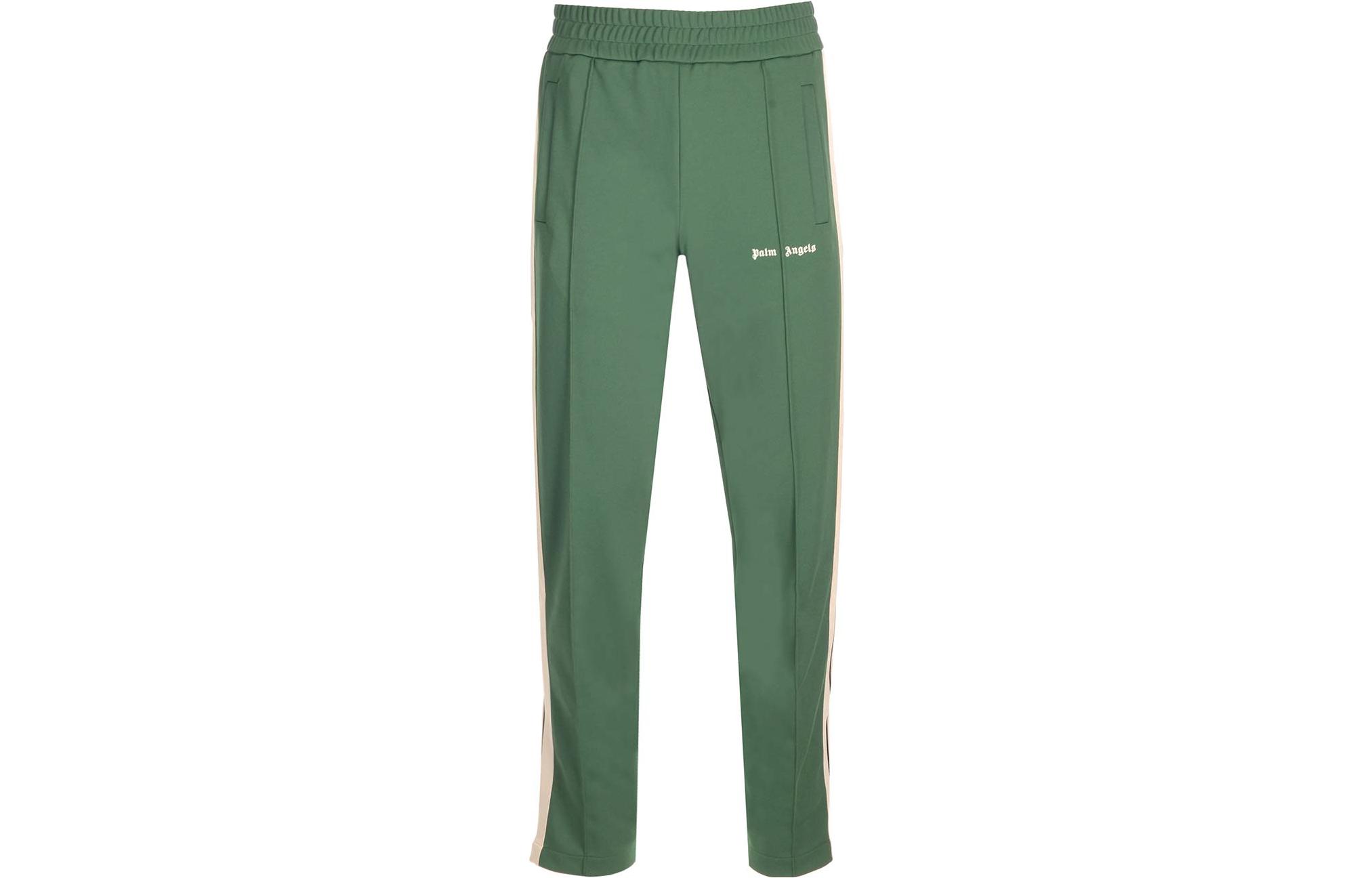 Новые классические спортивные брюки Track PALM ANGELS, зеленый — фото 3