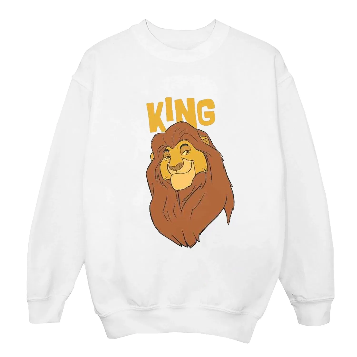 Свитшот с принтом Mufasa King Disney, белый — фото 2