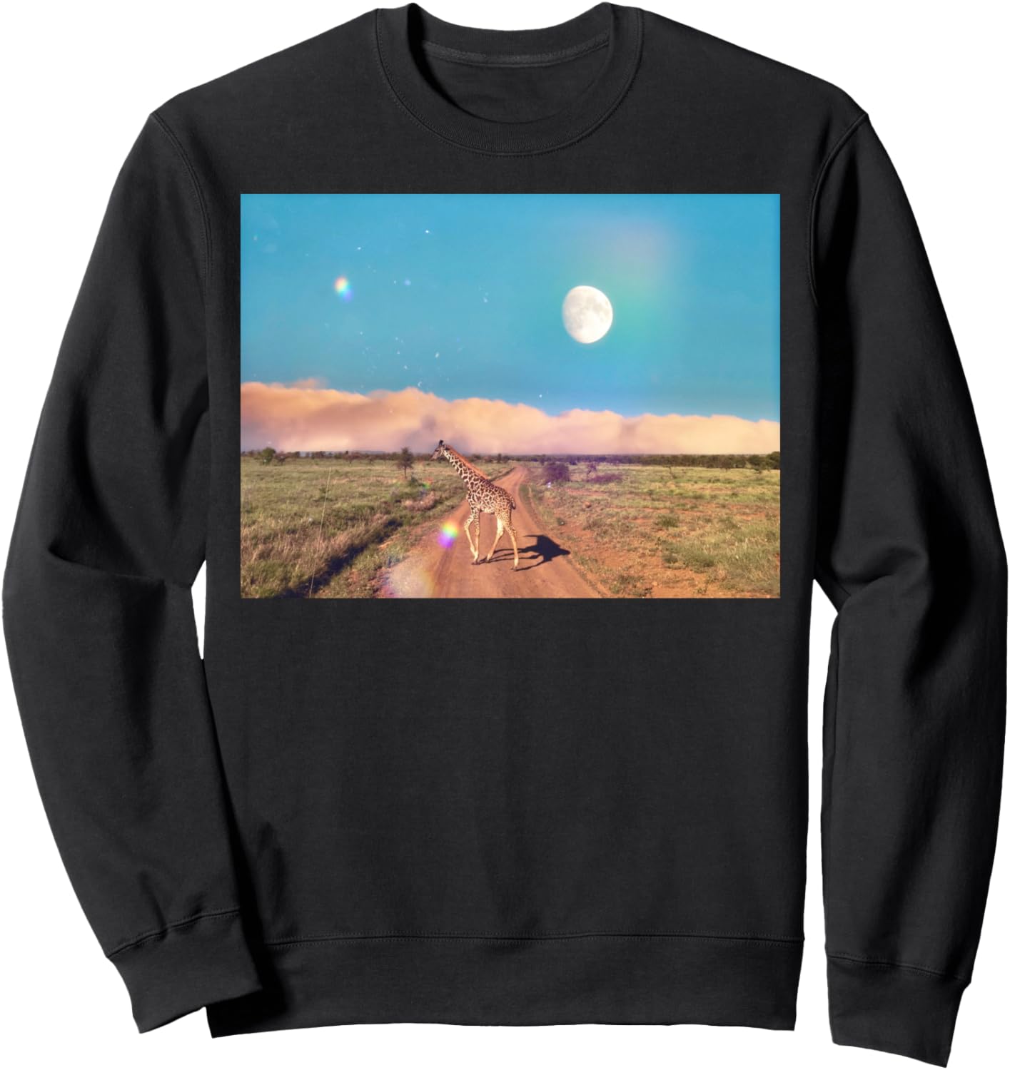 

Толстовка Kirafe of Serengeti - Rising Moon Wild Serengeti Adventure, черный