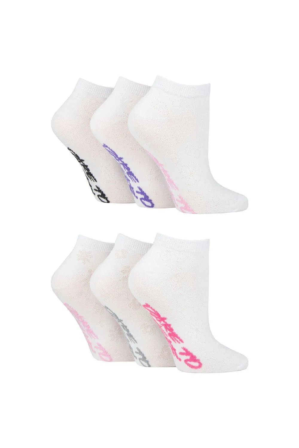 

6 пар спортивных носков вязки пике с узором Dare to Wear SOCKSHOP Dare to Wear, белый