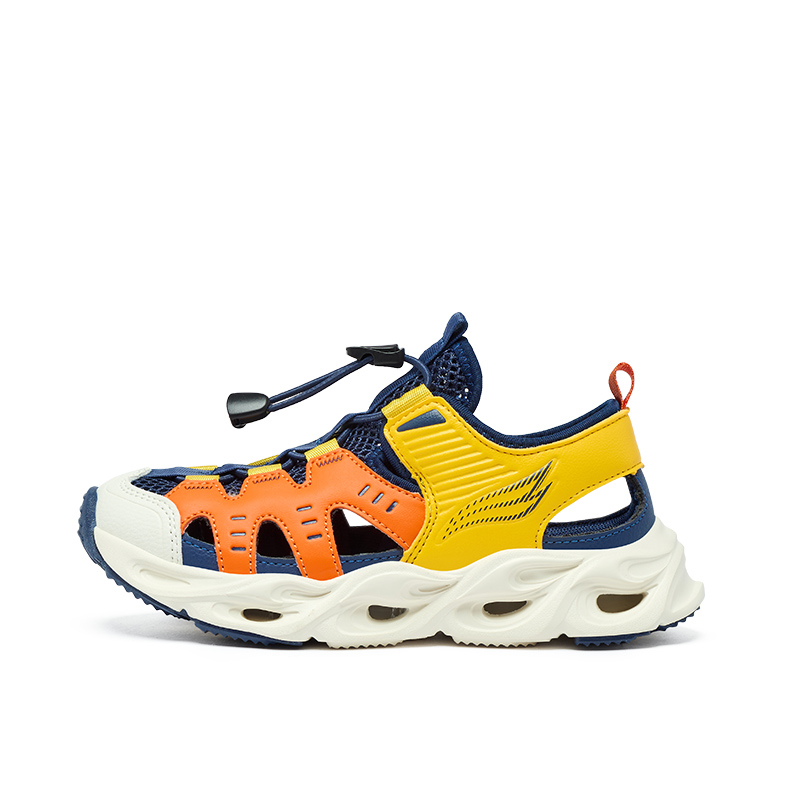 

Детские сандалии дошкольного возраста BIG WASP, синий/желтый/оранжевый