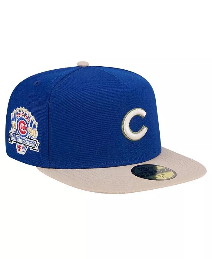 

Мужская парусиновая шляпа Royal Chicago Cubs A-Frame 59FIFTY Fitted Hat New Era