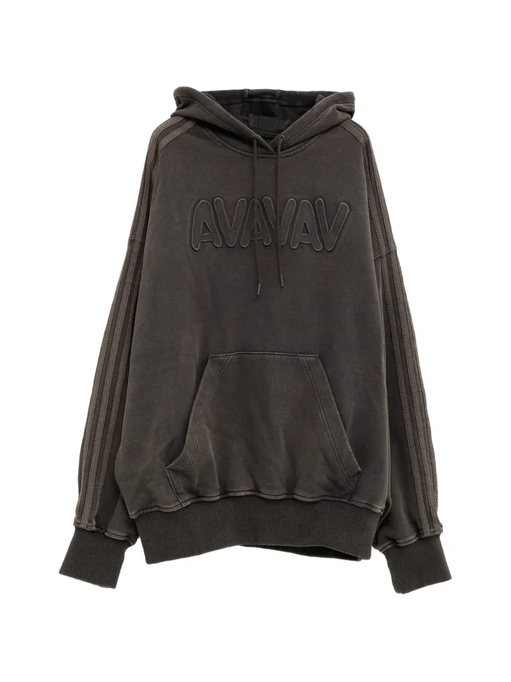 Худи с боковой полосой и тисненым логотипом X avavav Adidas, серый