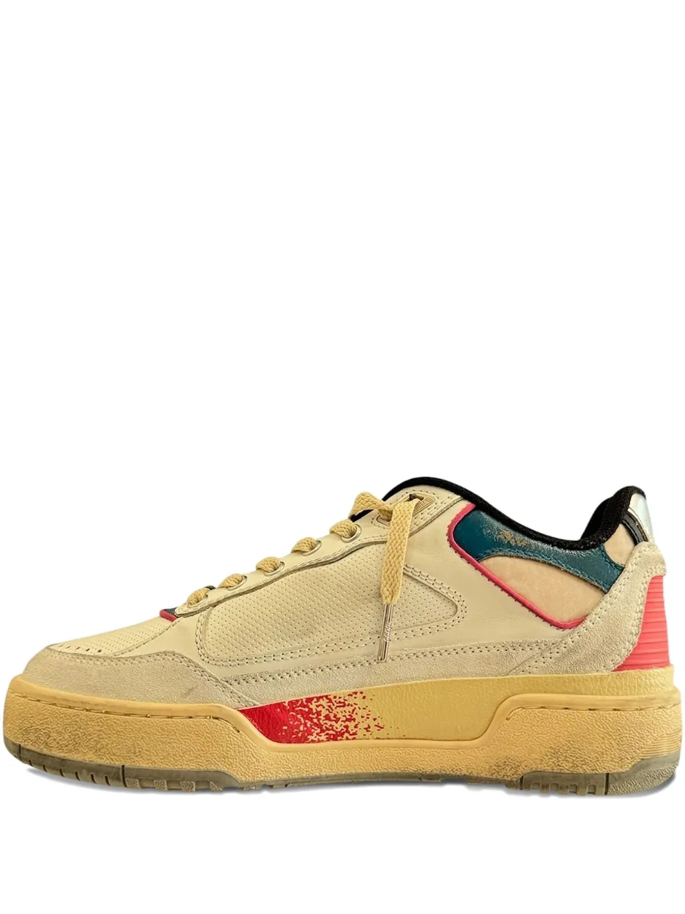 

Кожаные кроссовки Forty2 со звездной нашивкой GOLDEN GOOSE, нейтральный