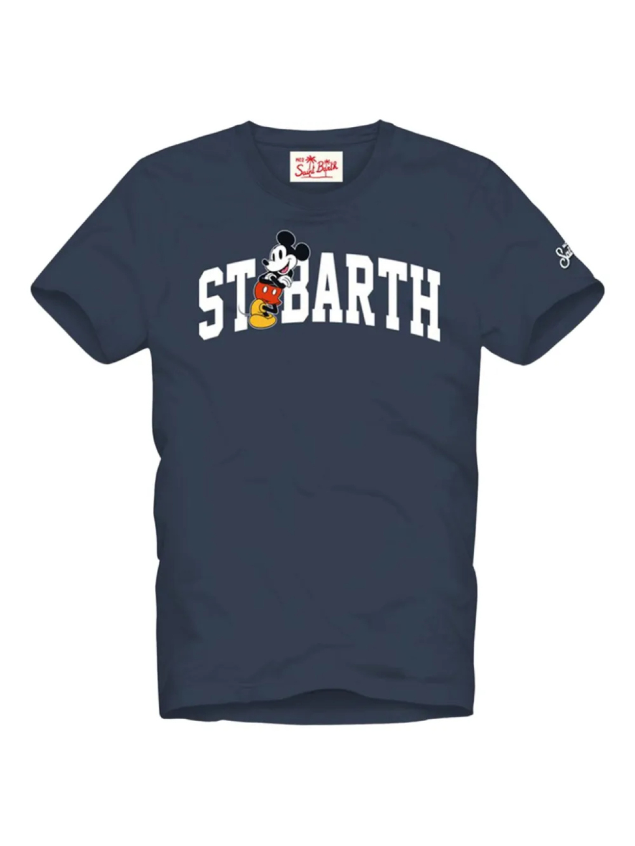 

Футболка из хлопка MC2 Saint Barth, синий